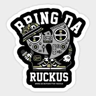 Wu Wednesdays / Bring Da Ruckus Sticker